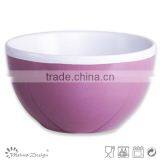 Round Cheap Ceramic Colorful Rice Bowl thumbnail-3