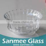 White Material Quality Glass Salad Bowl Glass Fruit Bowl thumbnail-2