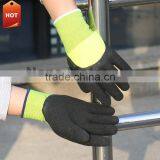 NMSAFETY Top Quality Winter Latex Gloves With Double Layers Liner