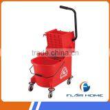33L Hotel Heavy Duty Cleaning Wringer Mop Bucket thumbnail-2