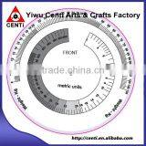 Factory 4 Print Color Customized Body Mass Index Plastic 3 Wheel Calculator thumbnail-3