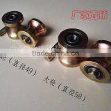 2.5 Inch Sliding Gate Wheel Diameter 59mm Thickness 60mm Bearings 6203RS Groove "U" Item: YH1-2 thumbnail-1
