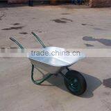 Solid Wheel Aluminum Tub Hand Wheel Barrow for Agriculture thumbnail-2