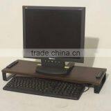 Functional Tempered Glass Laptop Rack Monitor Riser Laptop Stand With USB Hubs thumbnail-5