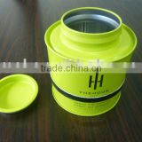 Colorful Oil spraying Special shaped Tea Tin