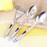 Kitchen Cooking Tools Stainless Steel Spoon Short Handle Spoon thumbnail-5