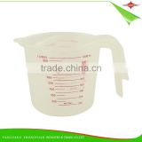 ZY-L1046 food grade 1000ml plastic measuring cup with handle