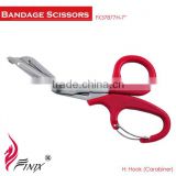 Carabiner Grip Japanese Stainless Steel Nurse Bandage Scissors