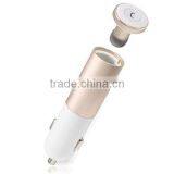 REMAX RB-T11C Dual USB 2.1A+1A Mini Wireless Bluetooth 4.0 Headset Earphone thumbnail-4