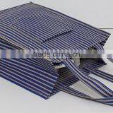 Hot One Color Allover Strip Print Male Hifashionable Tote Bag With Pocket - pp Laminated Jute Fabric thumbnail-3