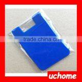 UCHOME 2016 Custom Color Silicone Credit Card Holder on Mobile Phone/Silicone Stick on Cardholder thumbnail-6