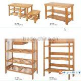 Wooden Bamboo Shoes Rack Stand thumbnail-4