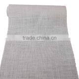 30cm*300cm White Color Burlap Runner Sewn Edge on Small Rolls thumbnail-1