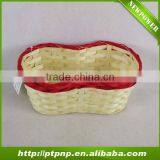 Colorful Peanut Shape Bamboo Baskets thumbnail-2
