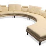 Living Room Genuine Leather Sofa thumbnail-1