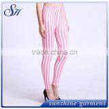Pink Women 92% Polyester 8% Spandex Soft Printed Brushed Leggings 2017 thumbnail-1