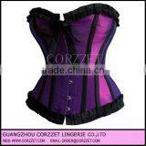 2012 New Design Mature Women Satin Corsets With Factory Price thumbnail-1