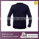 Navy Blue Crewneck Police Armed Forces Mens Military Sweater thumbnail-3