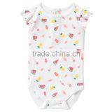 Bulk Lovely Printing Baby Rompers Unisex 100% Cotton Baby Bodysuit thumbnail-2