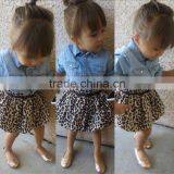 2017 Wholesale Kids Summer Dress Baby Girl Long Dress Set thumbnail-1