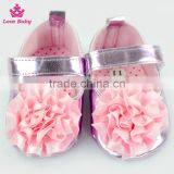 Big Flower Decorative Stylish Newborn Girls Crib Shoes Baby Girl Shoes Toddlers Soft Shoes thumbnail-2