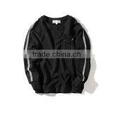 100% Cotton Plain Sweatshirt Customize Cotton Striped Oversized Pullover Mans Plain Sweatshirt thumbnail-5