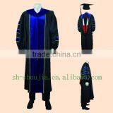 Graduation Gown, Graduation Cap and Gown, Black Graduation Gown thumbnail-1