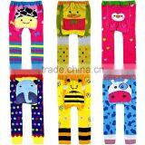 2016 Fall Newest Fashion Baby Girls And Boys PP Pants Cotton With Milk Cow Cartoon Pattern Knit Children Leggings SC40822-12 thumbnail-1