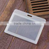 Light White Plastic Vertical ID Card Holders for Business thumbnail-3