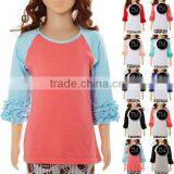 Wholesale Kid Clothing Icing Ruffle Shirt thumbnail-3