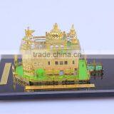 India 24K Gold Plated Crystal Indian Sikhs Gift thumbnail-1