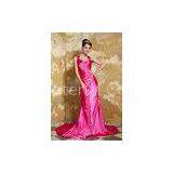 Cheap Halter Sweetheart Mermaid Womens Party Dresses New Designer Party Dresses Hot Pink thumbnail-1