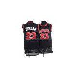 Chicago Bulls Michael Jordan Authentic Black Jerseys