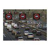 Outside Local LED Speed Limit Signs Optional Solar Panel Unit For Highway