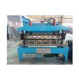 0.6mm Glazed Steel Sheet Roof Tile Forming Machine Hydraulic Decoiler 5 Tons