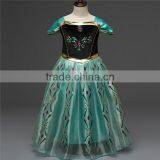 Wholesale Frozen Dress Children Performing Dress Frozen Anna Fashion Dress High Quality thumbnail-1