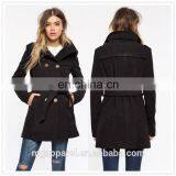 Best Selling Classic Wool-blend Double-breasted Women's Coat Wholesale thumbnail-1