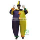 HI CE Professional Advertising Giant Inflatable Fancy Clown Costume for Adult thumbnail-1