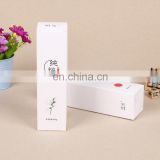 Custom size and logo display lamination paper box for cosmetic packing folding boxes
