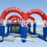 Inflatable football field/inflatable sport games for kids and adult with free EN14960 certificate