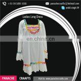 Top Selling Beach Wear Long White Women Dress thumbnail-2