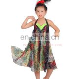Subtle confetti colourful Children dance costume dress skirt ET-028#