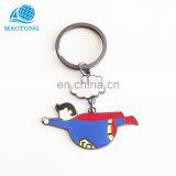 Hot Sale Wholesale Custom Cheap Fashion Superman Engraved Metal Keychain
