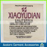 Cheap Wholesale Custom Cotton Woven Printed Labels for Clothings thumbnail-4