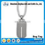 Hot sale custom dog tags made in china with necklaces