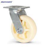 Minsen Heavy Duty Round Plastic Wheels PP Caster 4/5/6/8 Inch