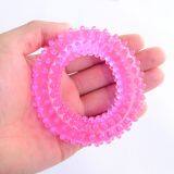 Pet Toy Funny Dog Training TPR Spiky Ring Promotion Silicone Kids Toys thumbnail-2