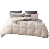 White Color Cotton Downproof Fabric Goose Feather Down Duvet Quilt thumbnail-3