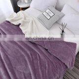 Lamb Velvet Double-layer Thick Blanket Warm Nap Solid Color Blanket thumbnail-2