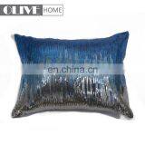 2018 Fashion Decorative Embroidery Ombre Mermaid Sequin Glitter Sofa Waist Cushions Pillow thumbnail-1